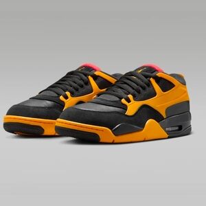Jordan Air 4 RM Bruce Lee in Black/Del Sol/Comet Red New With Out Box